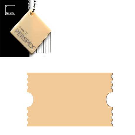 Acrylic Ticket Blanks - Laserworksuk
