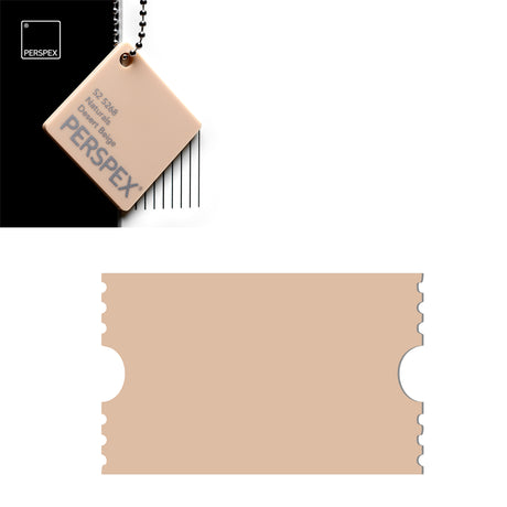 Acrylic Ticket Blanks - Laserworksuk