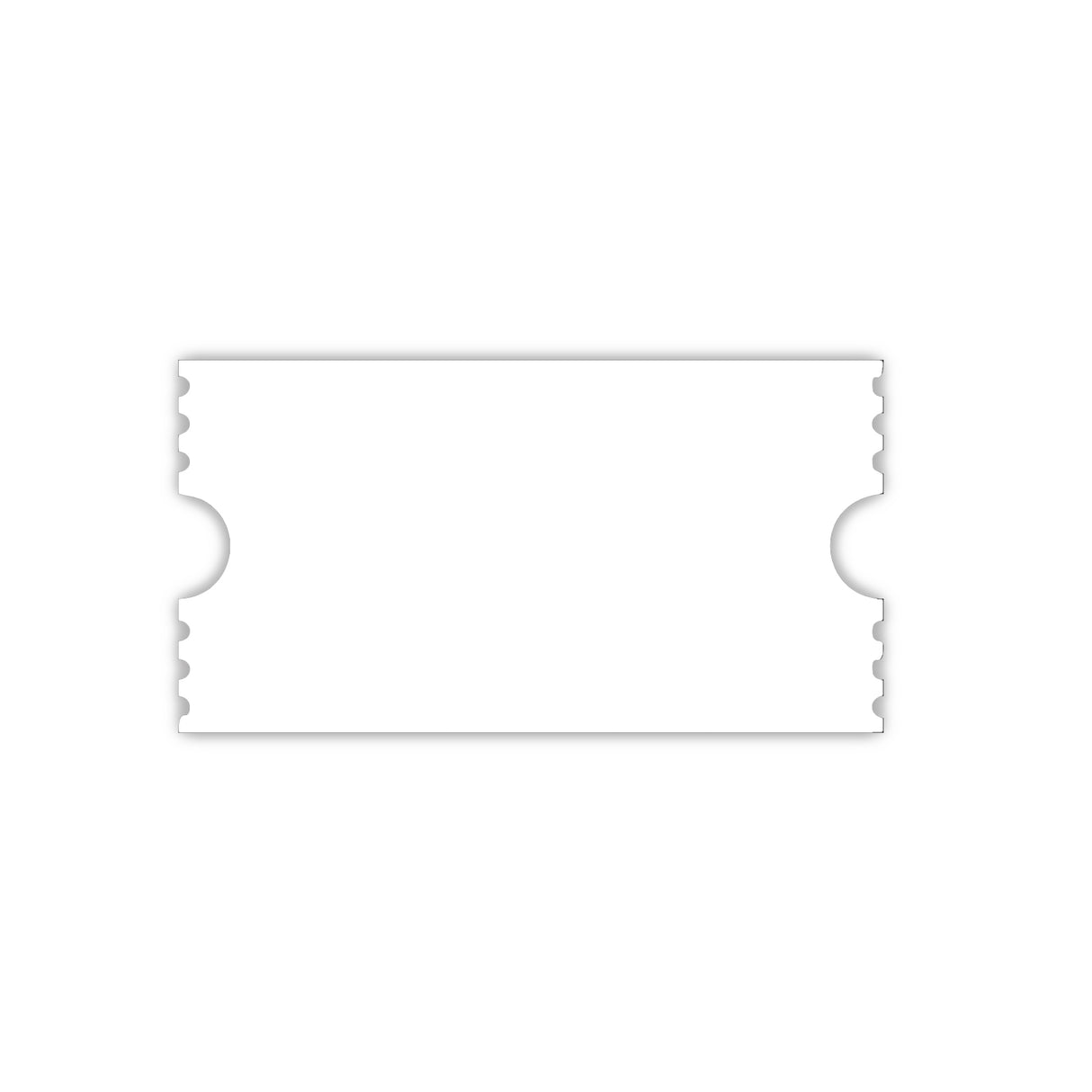 Acrylic Ticket Blanks - Laserworksuk