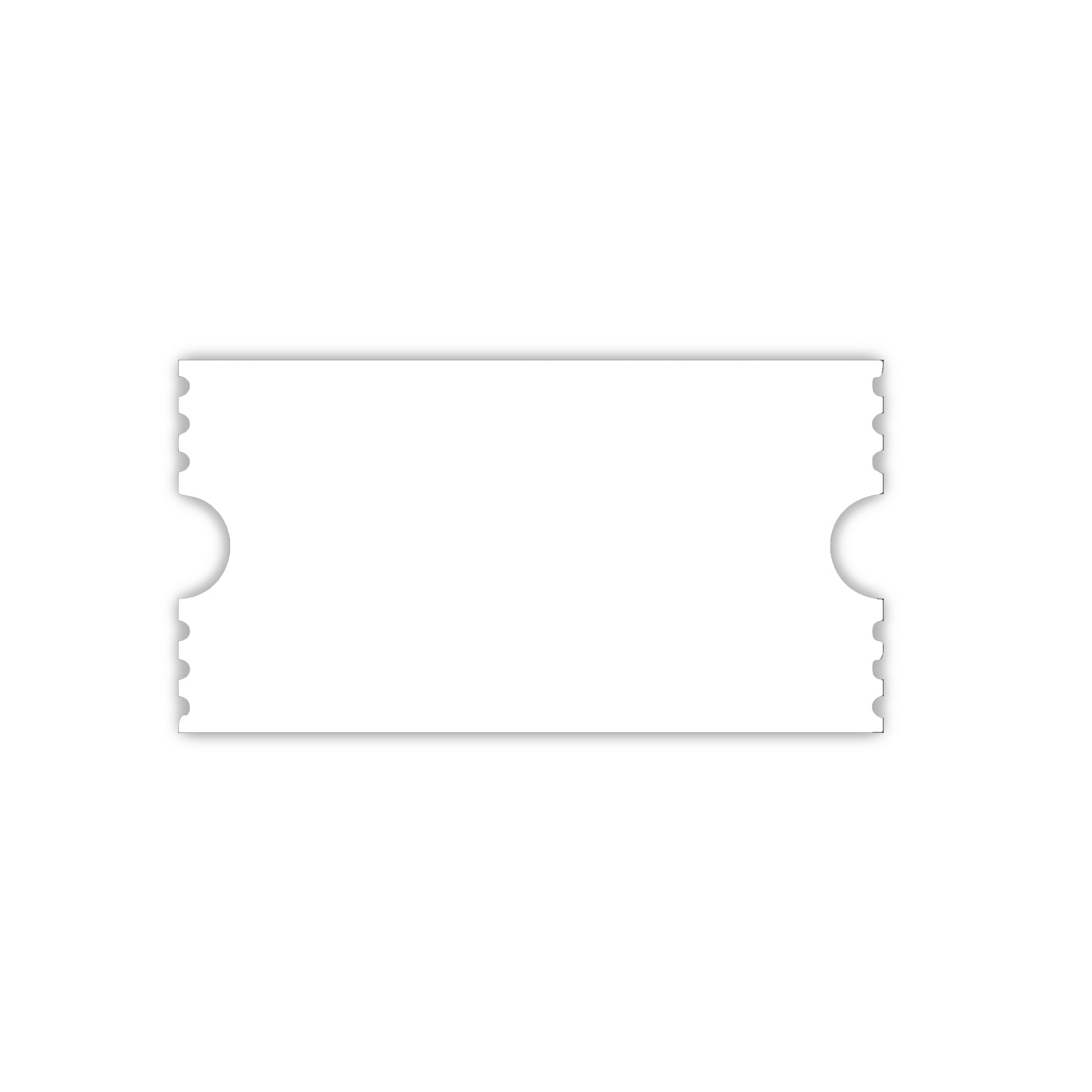 Acrylic Ticket Blanks - Laserworksuk