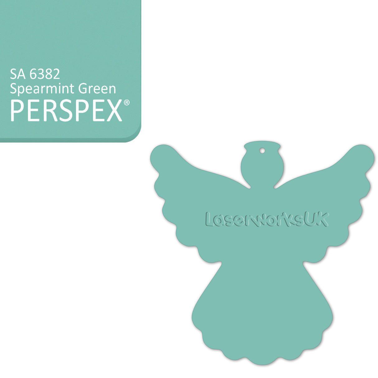 Acrylic Christmas Angel Blanks - Laserworksuk