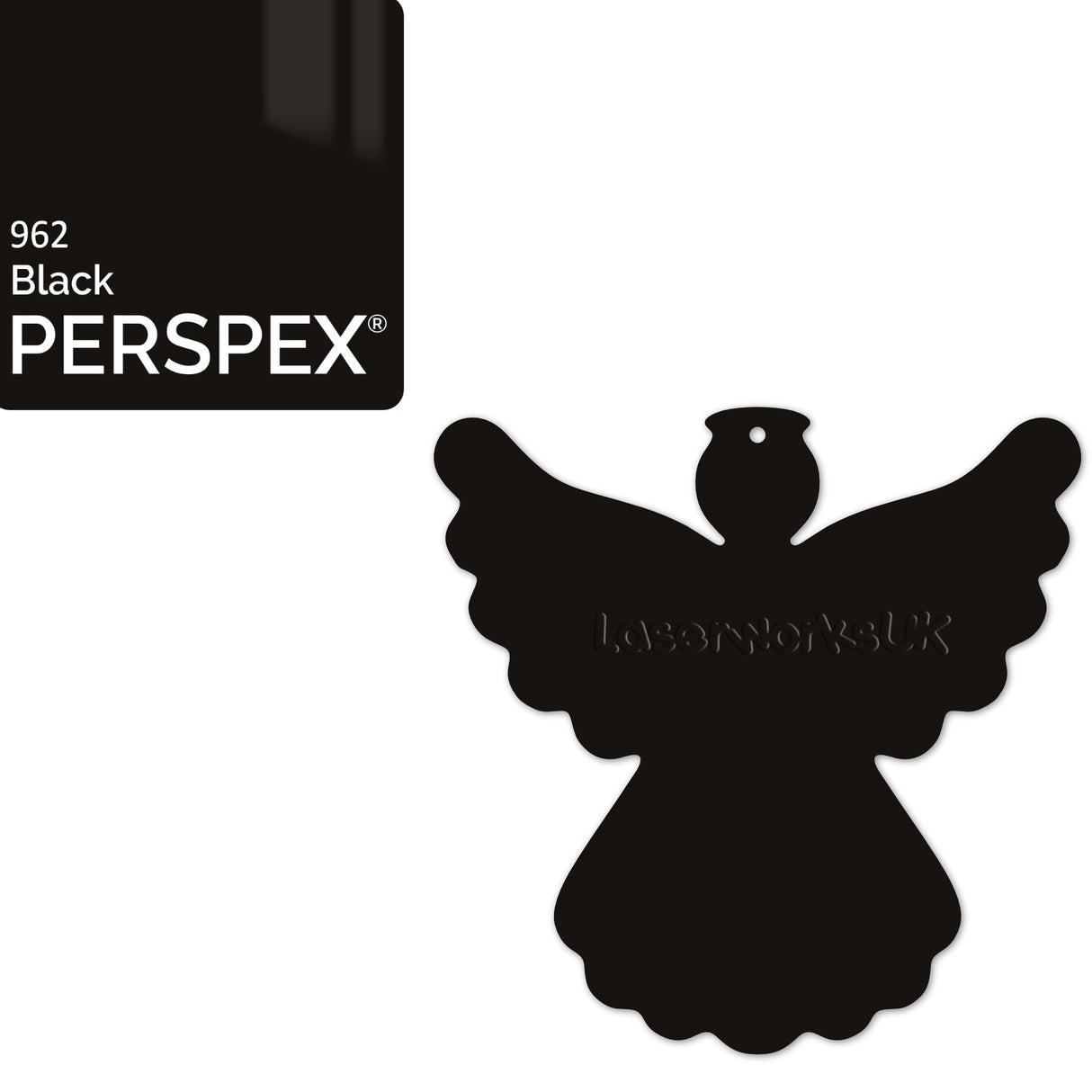 Acrylic Christmas Angel Blanks - Laserworksuk