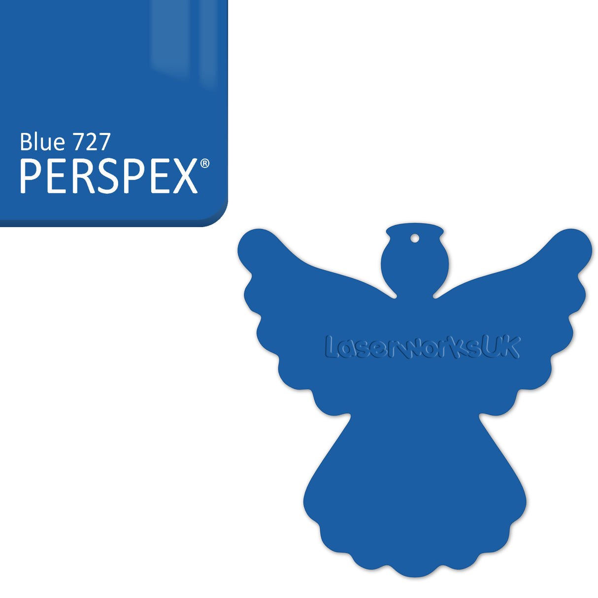 Acrylic Christmas Angel Blanks - Laserworksuk