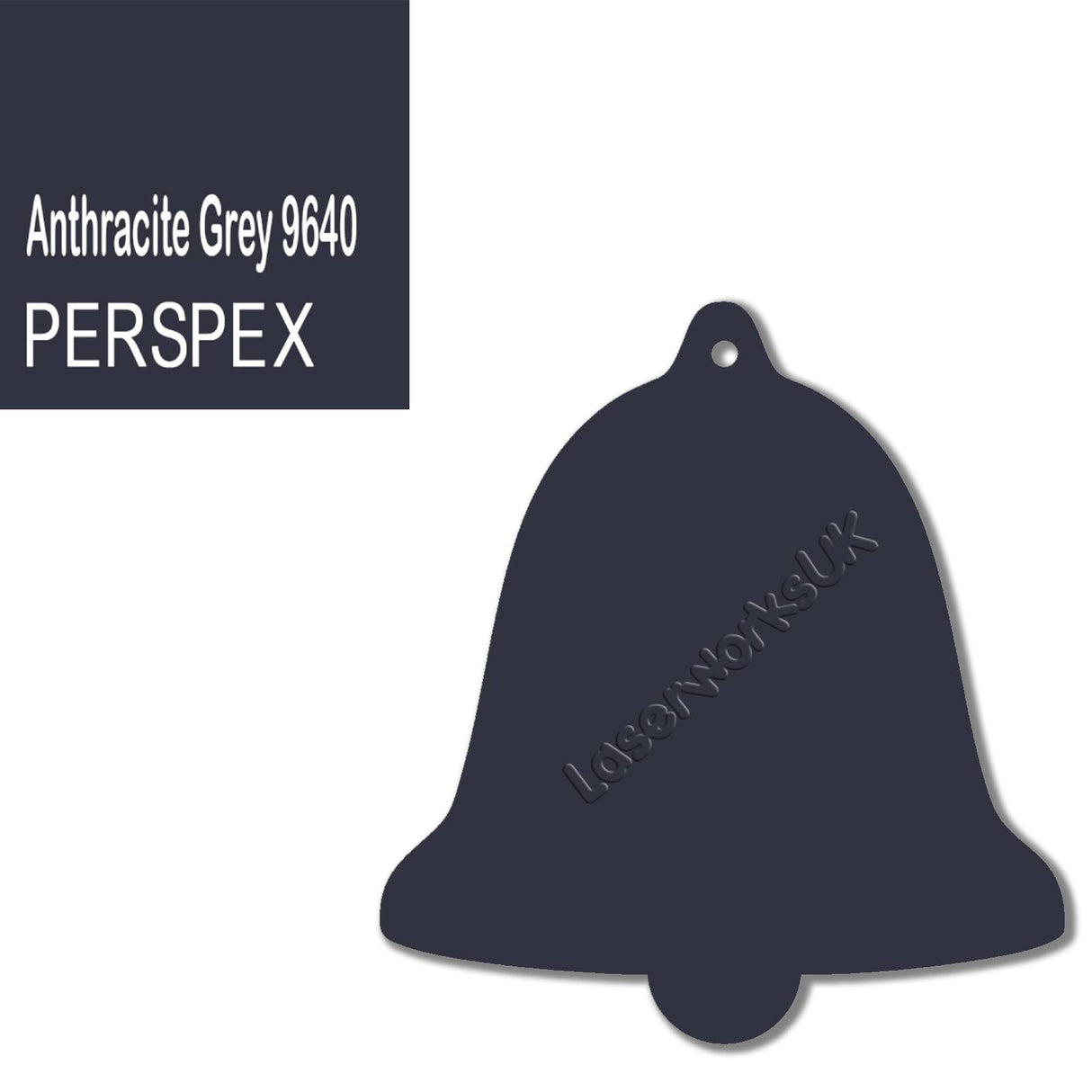 Acrylic Christmas Bell Blanks (12cm) - Laserworksuk