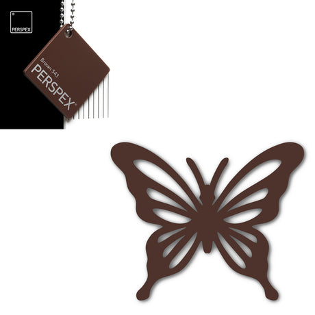Acrylic Butterfly Blanks (6cm Pack of 5) - LaserworksUK