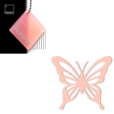 Acrylic Butterfly Blanks (6cm Pack of 5) - LaserworksUK