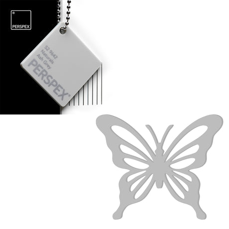Acrylic Butterfly Blanks (6cm Pack of 5) - LaserworksUK