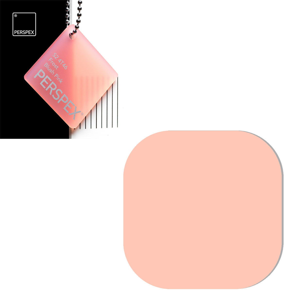 Acrylic Coasters - Square Blanks - (9.5cm Pack of 5) - Laserworksuk