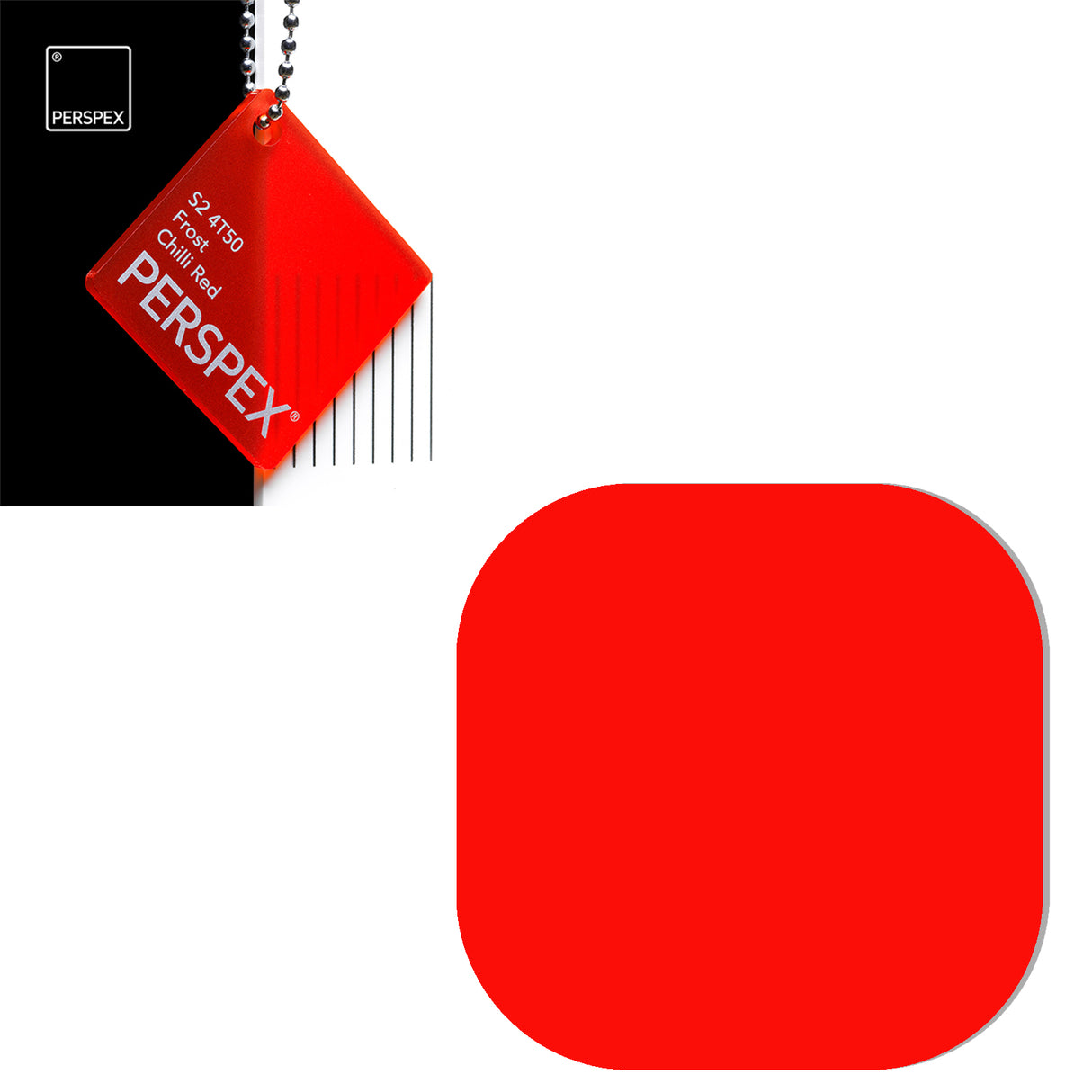Acrylic Coasters - Square Blanks - (9.5cm Pack of 5) - Laserworksuk