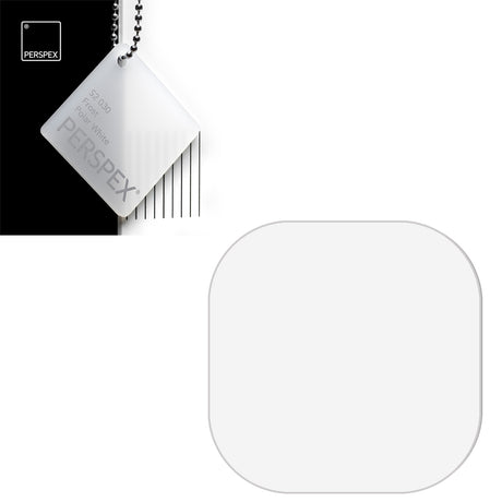 Acrylic Coasters - Square Blanks - (7.5cm Pack of 5) - Laserworksuk