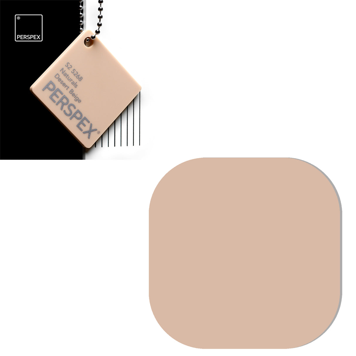 Acrylic Coasters - Square Blanks - (9.5cm Pack of 5) - Laserworksuk
