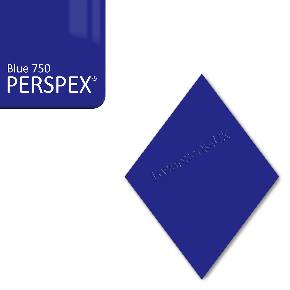 Acrylic Diamond Blank (10cm Pack of 5) - Laserworksuk