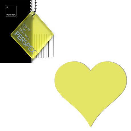 Acrylic Heart Blanks (6cm Pack of 9) - Laserworksuk