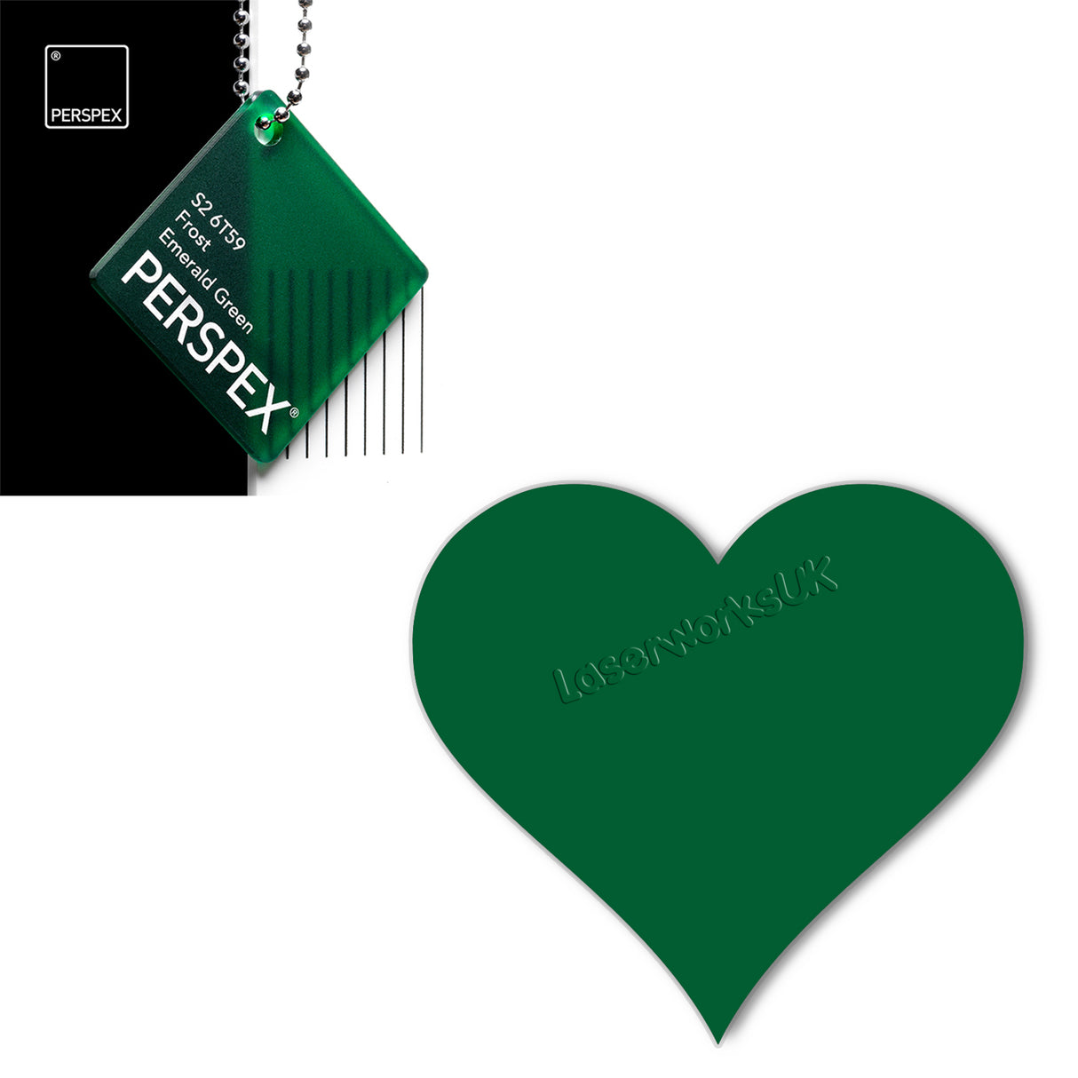 Acrylic Hearts Wedding Table Scatter (Pack of 50) - Laserworksuk