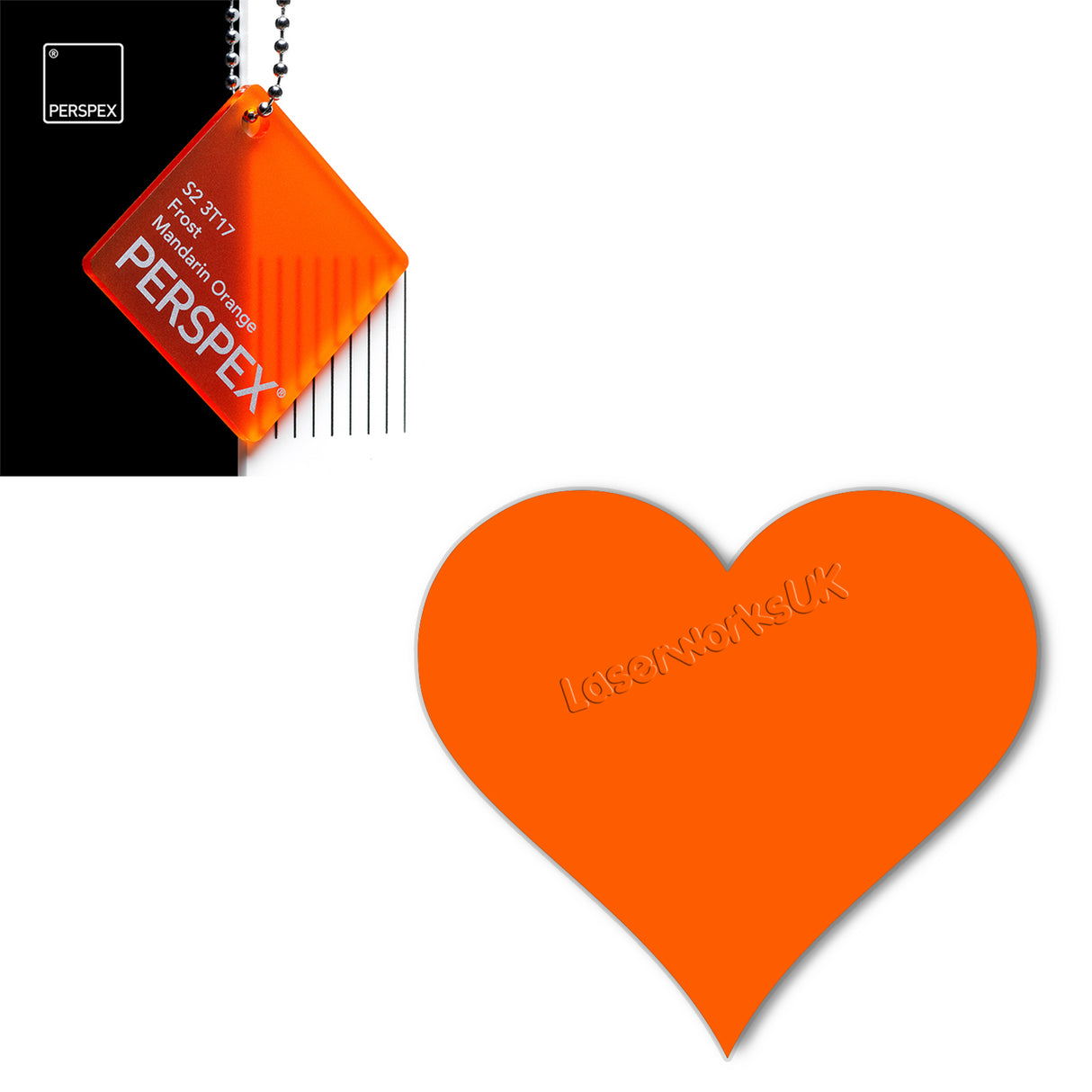 Acrylic Hearts Wedding Table Scatter (Pack of 50) - Laserworksuk