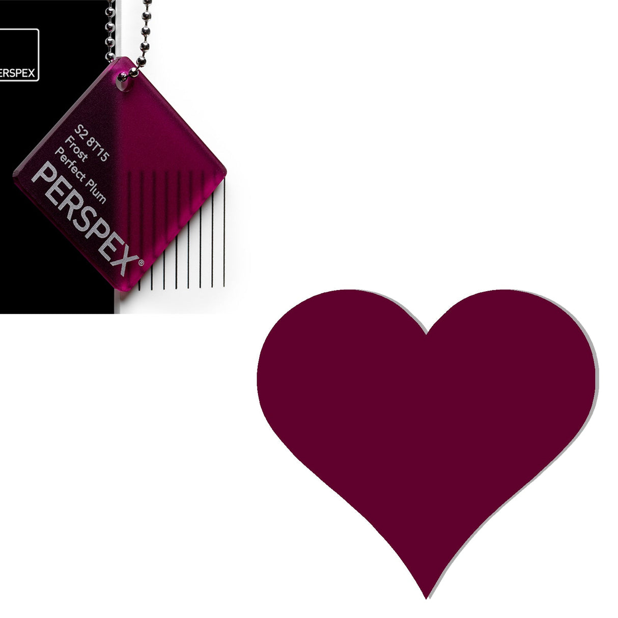 Acrylic Heart Blanks (15cm Pack of 3) - Laserworksuk
