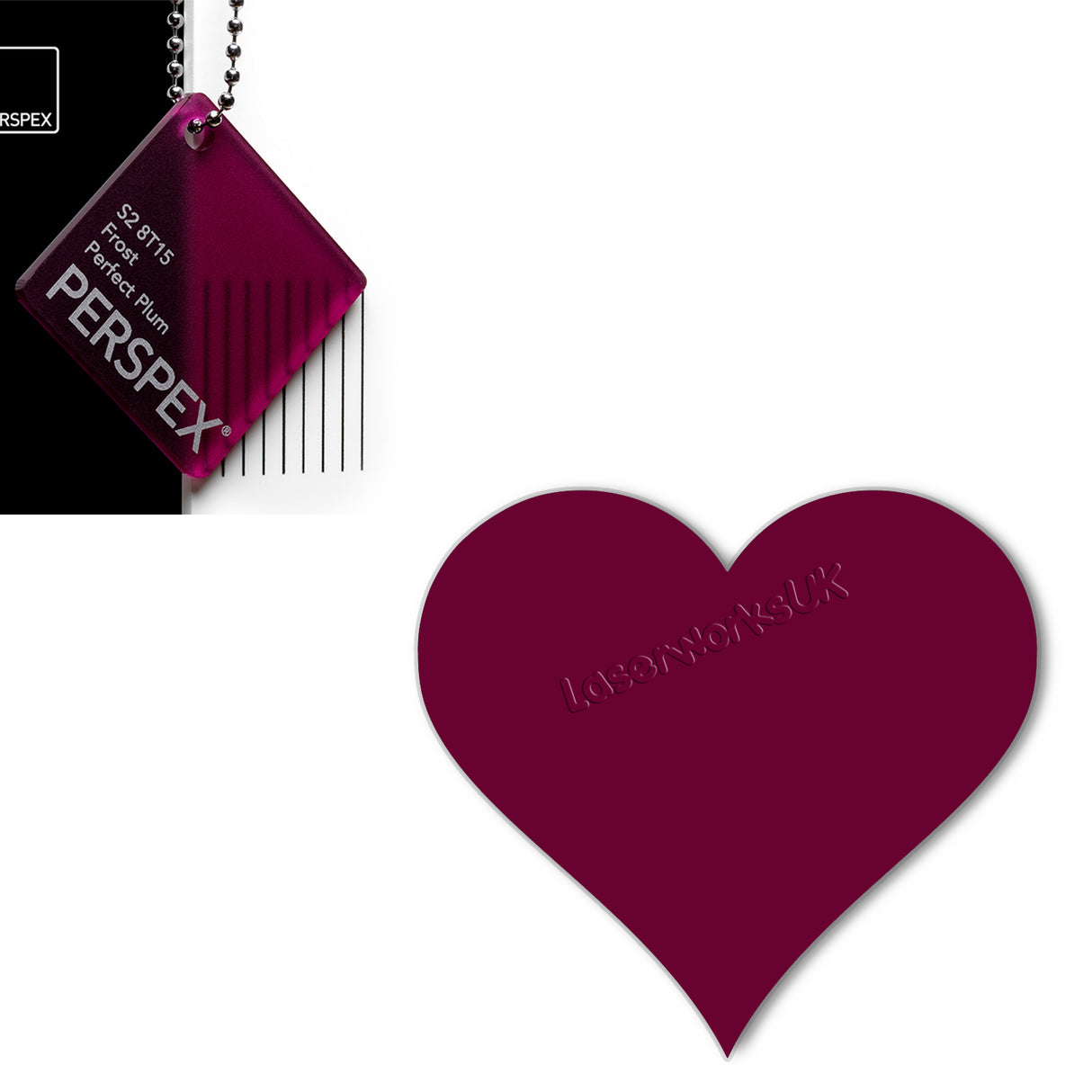 Acrylic Hearts Wedding Table Scatter (Pack of 50) - Laserworksuk