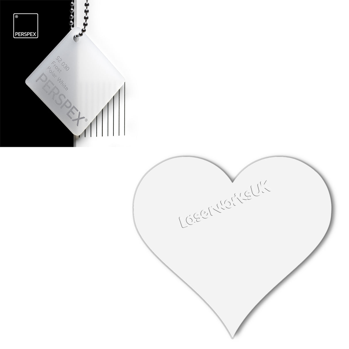 Acrylic Hearts Wedding Table Scatter (Pack of 50) - Laserworksuk