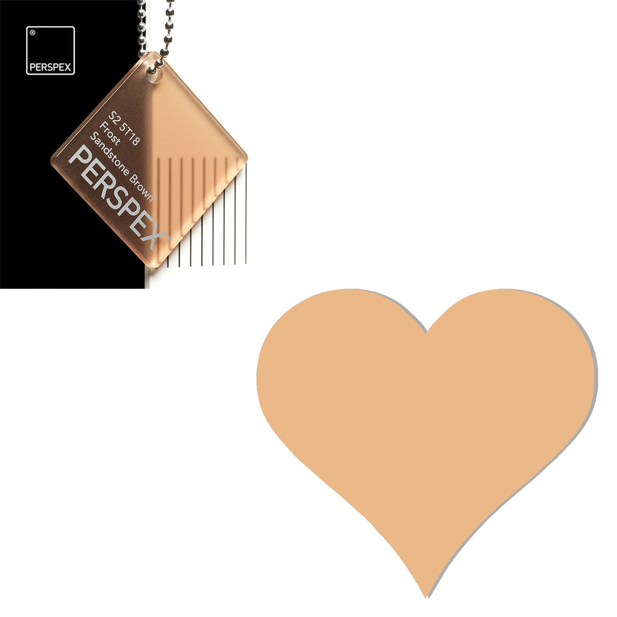 Acrylic Heart Blanks (15cm Pack of 3) - Laserworksuk