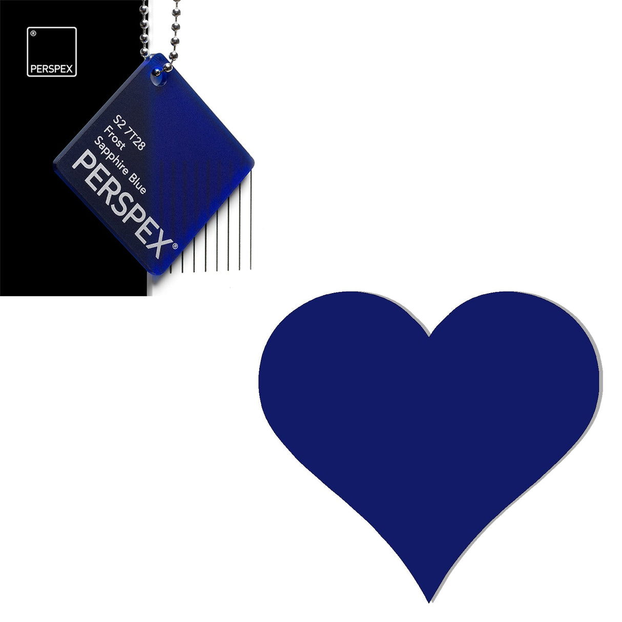 Acrylic Heart Blanks (15cm Pack of 3) - Laserworksuk