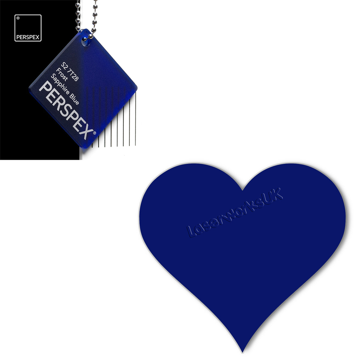 Acrylic Hearts Wedding Table Scatter (Pack of 50) - Laserworksuk