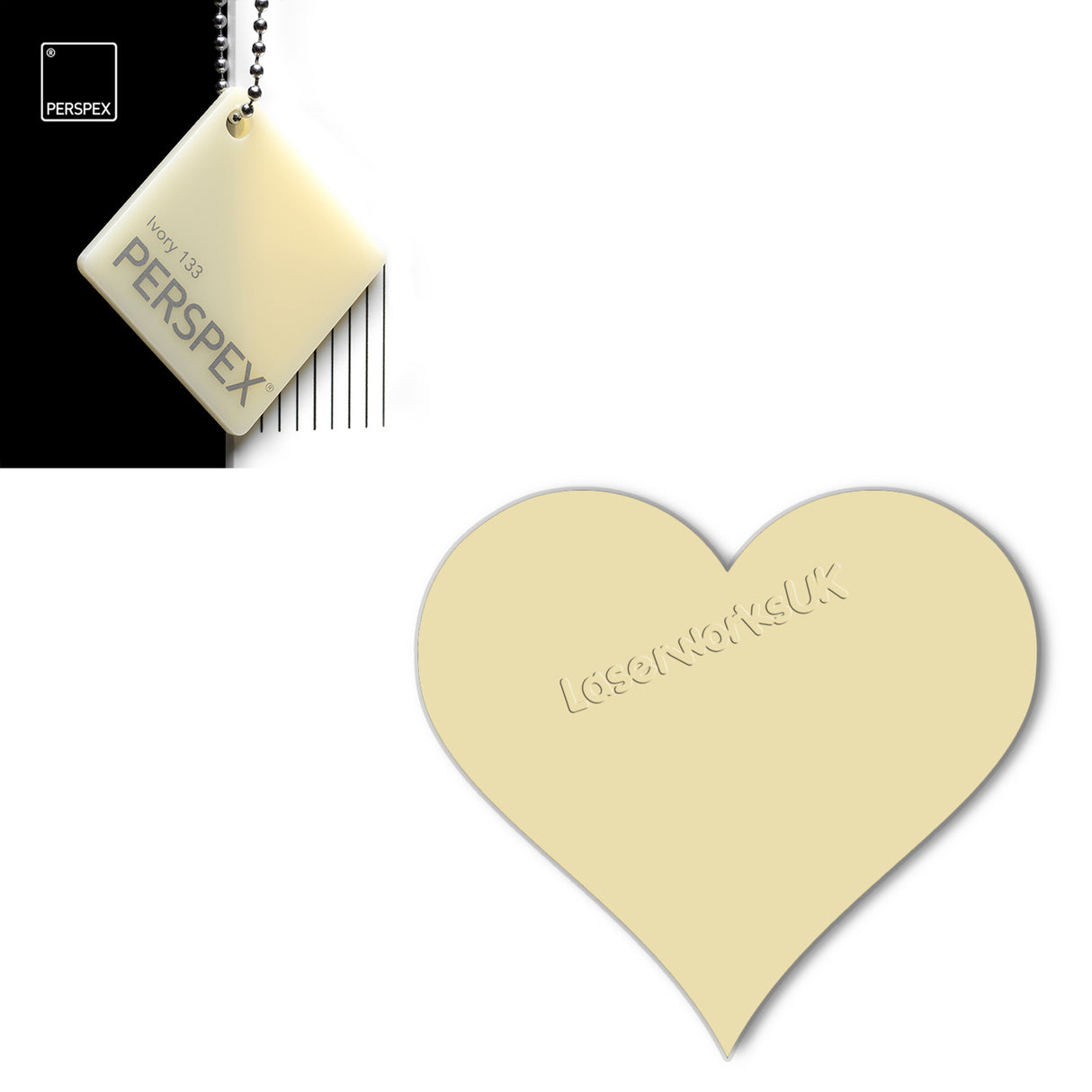 Acrylic Hearts Wedding Table Scatter (Pack of 50) - Laserworksuk