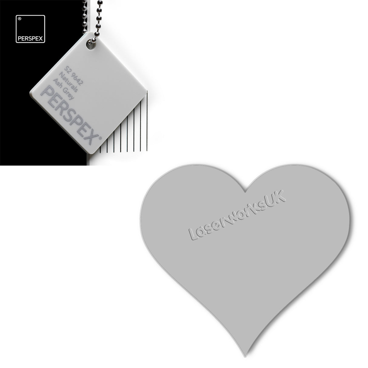 Acrylic Hearts Wedding Table Scatter (Pack of 50) - Laserworksuk
