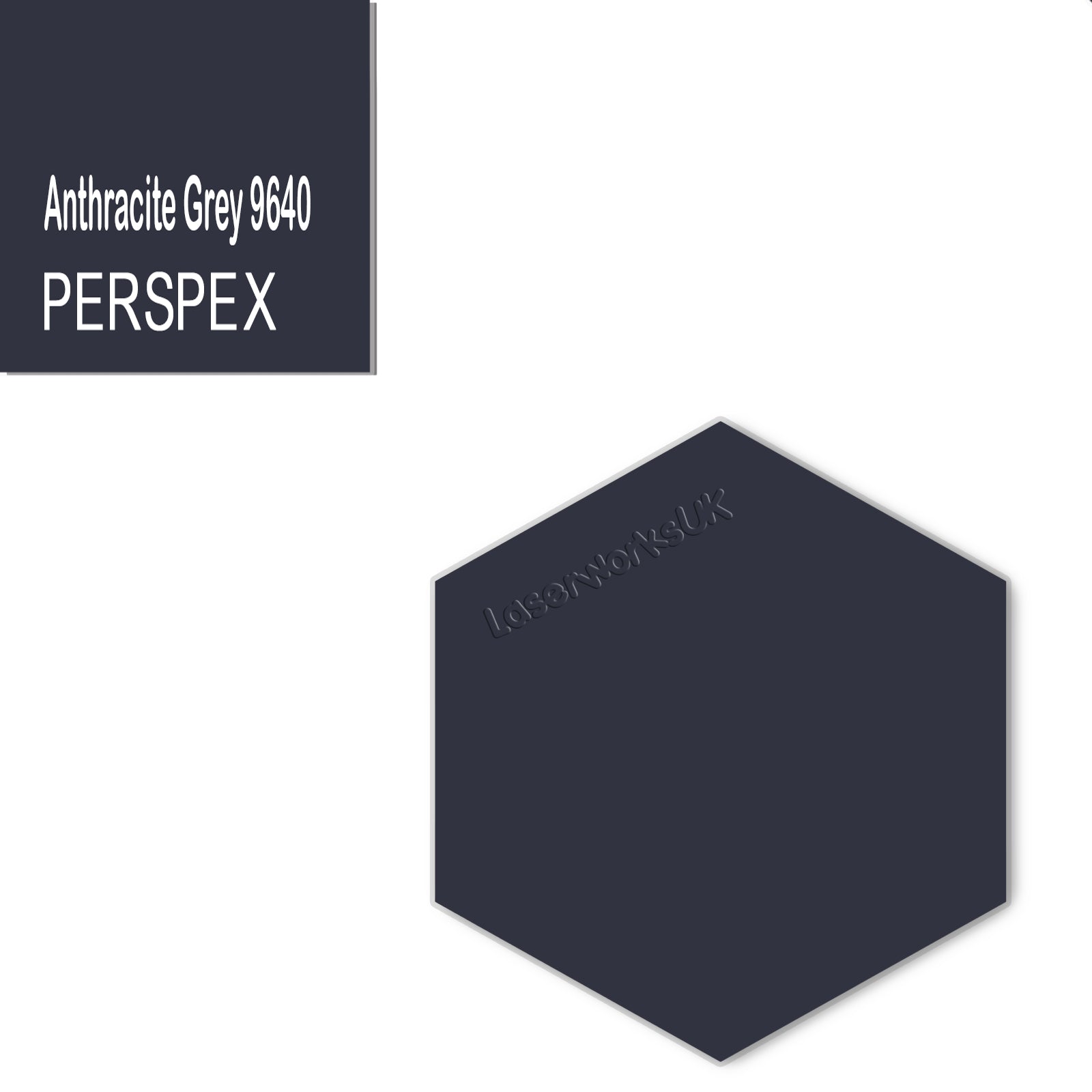 Acrylic Hexagon Blanks (6cm Pack of 9) - Laserworksuk