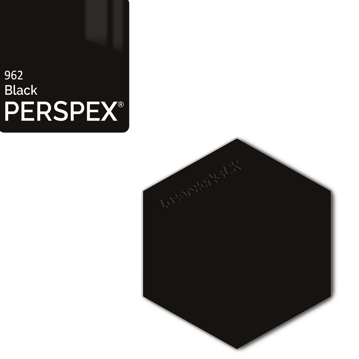 Acrylic Hexagon Blanks (6cm Pack of 9) - Laserworksuk