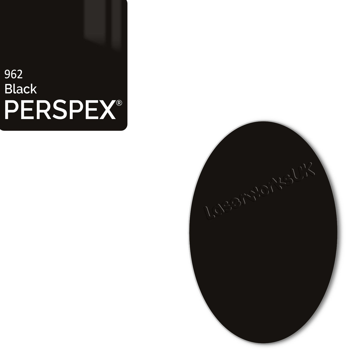 Acrylic Oval Blanks (12cm Pack of 4) - Laserworksuk