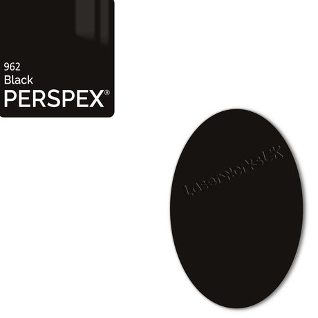 Acrylic Oval Blanks (12cm Pack of 4) - Laserworksuk