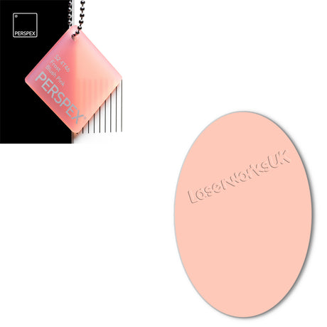 Acrylic Oval Blanks (12cm Pack of 4) - Laserworksuk