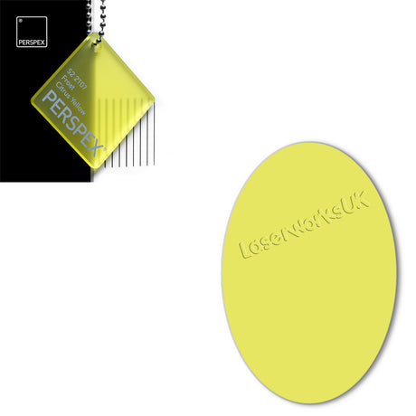 Acrylic Oval Blanks (12cm Pack of 4) - Laserworksuk