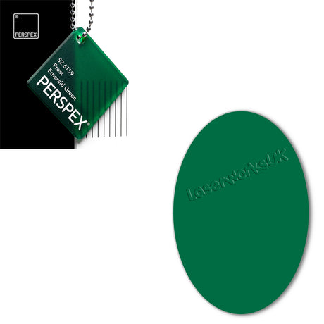 Acrylic Oval Blanks (12cm Pack of 4) - Laserworksuk