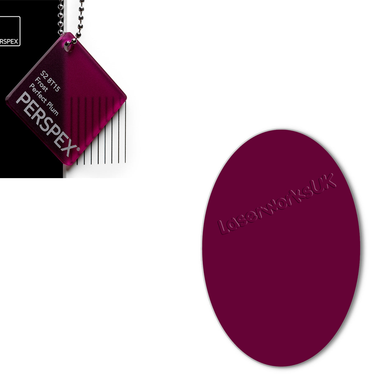 Acrylic Oval Blanks (12cm Pack of 4) - Laserworksuk