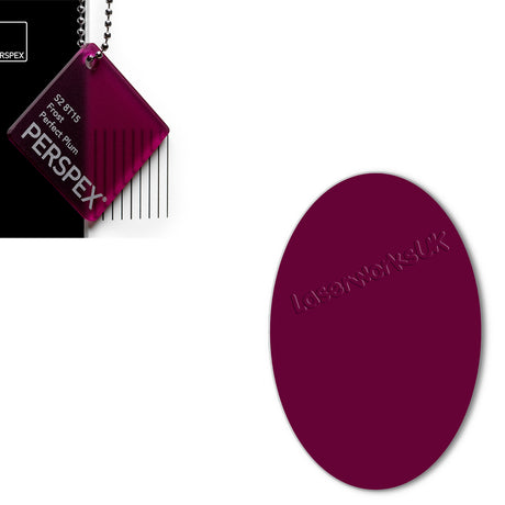 Acrylic Oval Blanks (12cm Pack of 4) - Laserworksuk
