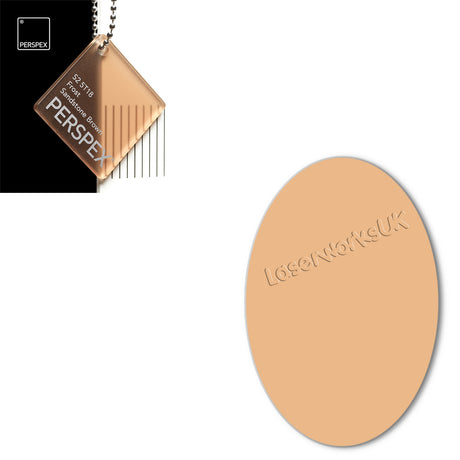 Acrylic Oval Blanks (12cm Pack of 4) - Laserworksuk
