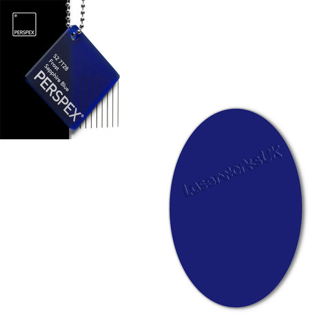 Acrylic Oval Blanks (12cm Pack of 4) - Laserworksuk