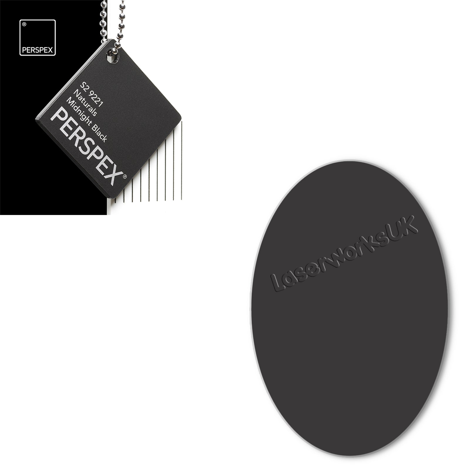 Acrylic Oval Blanks (12cm Pack of 4) - Laserworksuk