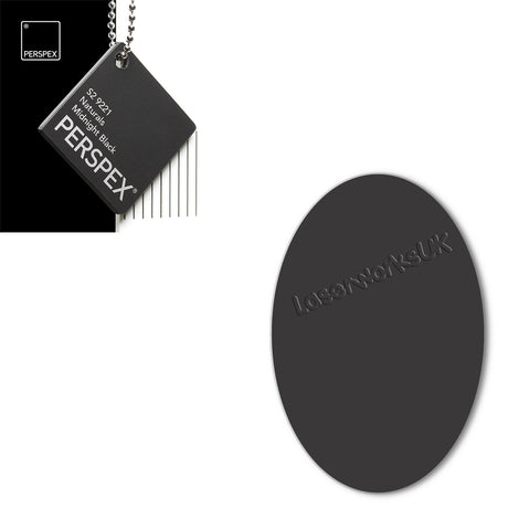 Acrylic Oval Blanks (12cm Pack of 4) - Laserworksuk