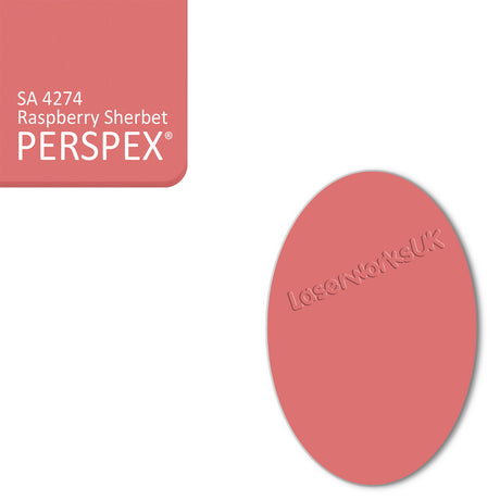 Acrylic Oval Blanks (12cm Pack of 4) - Laserworksuk