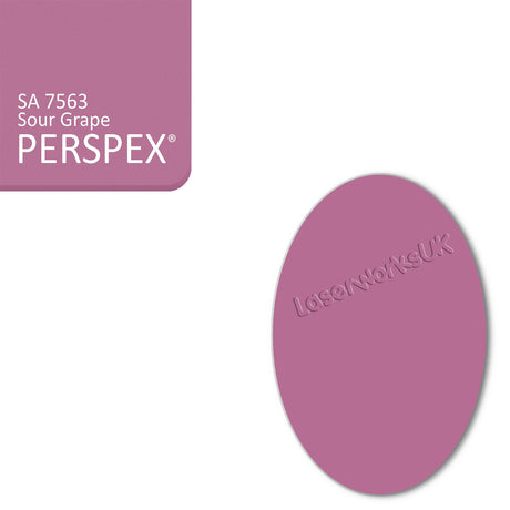 Acrylic Oval Blanks (12cm Pack of 4) - Laserworksuk