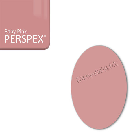 Acrylic Oval Blanks (12cm Pack of 4) - Laserworksuk