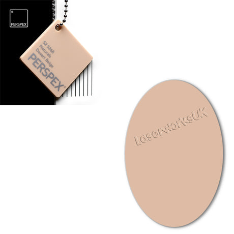 Acrylic Oval Blanks (12cm Pack of 4) - Laserworksuk