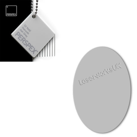 Acrylic Oval Blanks (12cm Pack of 4) - Laserworksuk