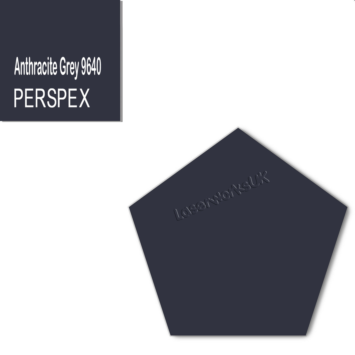 Acrylic Pentagon Blanks (8cm Pack of 6) - Laserworksuk