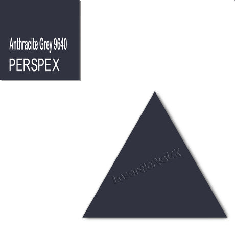 Acrylic Triangle Blanks (8cm Pack of 9) - Laserworksuk