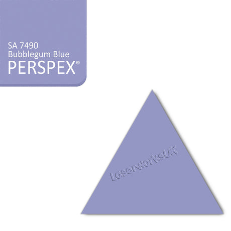 Acrylic Triangle Blanks (8cm Pack of 9) - Laserworksuk