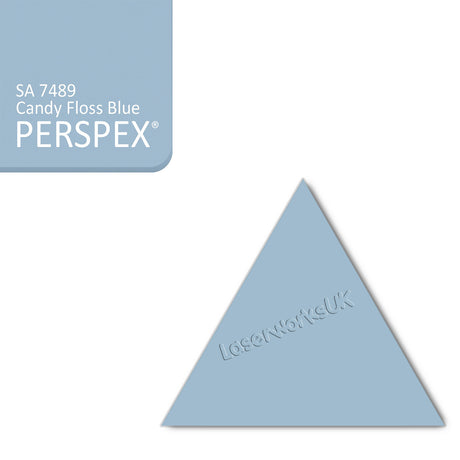 Acrylic Triangle Blanks (8cm Pack of 9) - Laserworksuk