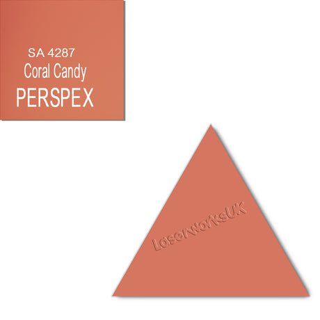 Acrylic Triangle Blanks (8cm Pack of 9) - Laserworksuk